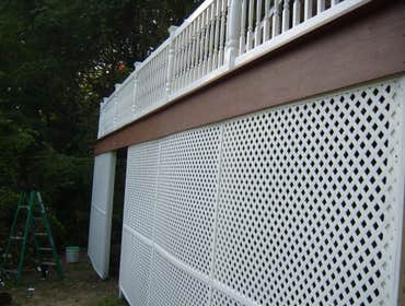 Project photos from Barclay Construction interior project and deck.