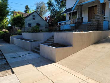 Photos by Pacific NW Concrete #2 Retaining Wall Installation in Beaverton, Oregon