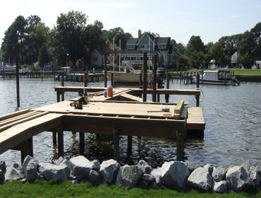 Gazebo on the water