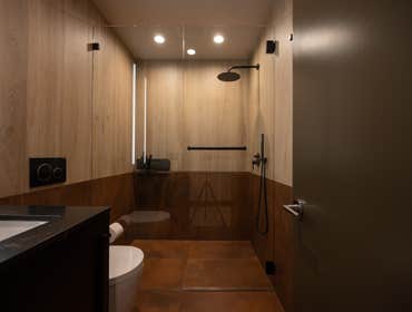 Custom full tile shower