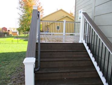 Photos by Ankeny Deck Specialist #3 Trex Composite Deck Toasted Sand