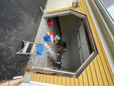Photos by Kevin Morris #4 Change look of garage doors. Reapired any rot and trimmed out with azek.