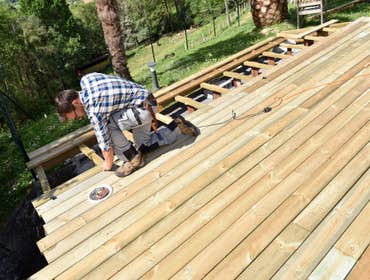 wood deck
