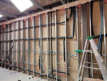 Rough In stage plumbing