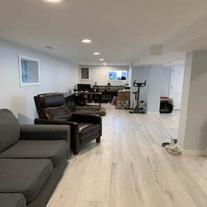 Photos by Es Carpentry Inc #1 Basement and first Floor complete gut and Remodel