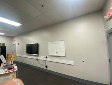 Interior school painting. We love helping the community!