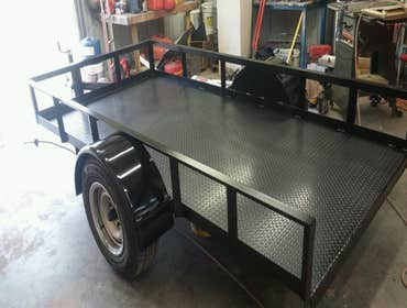 Home Built Trailer Completed
