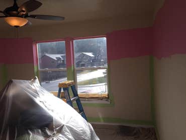 before painting