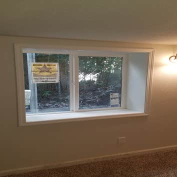 Photos by Interior Euroremodeling LLC #1 Egress window installation and also transform basement closet into small kitchen