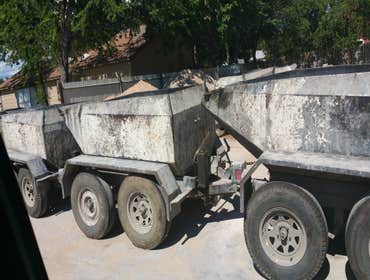 Concrete buggies available
