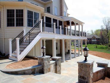 Deck, Patio and covered porch