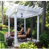 White Garden Pergola