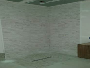 Marble Shower Mosaic And Marble Floor