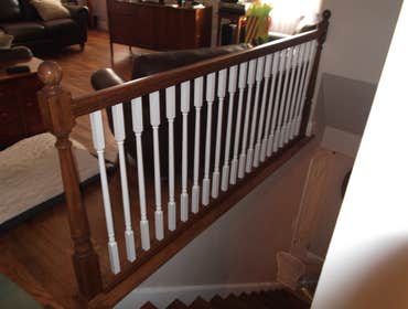 New railing installed
