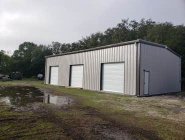 New Construction Metal Building for Auto Repair