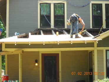 Rebuild front porch