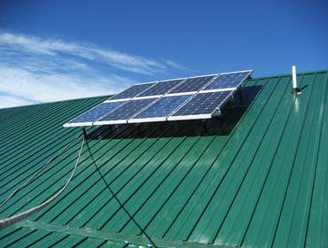 Solar Electric Project Photos Off-Grid Cabin