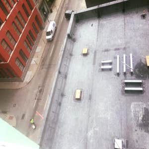 Holiday Inn pool roof