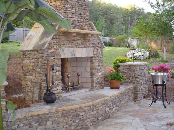 Outdoor Fireplace