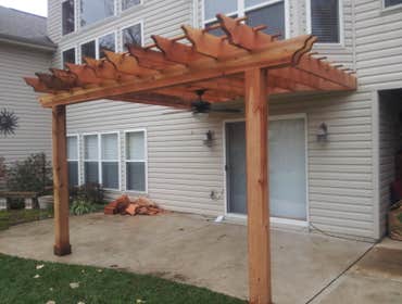 Attached Pergola Attached Pergola