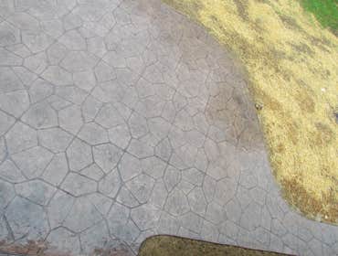 stamped concrete