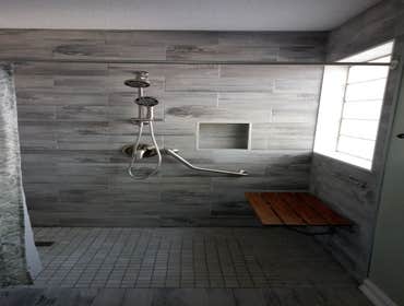 Photos by Insight Builders and Consultants, LLC #1 Remodel master bathroom to make it ADA accessible.