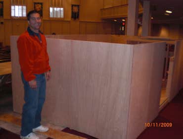 Colonial Presbyterian ISP Reference Line Array Installation