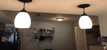 Photos by Brucie’s Handy Service #1 Update to light fixtures, furniture assembly, window treatments.