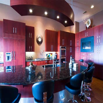 Custom Home in Lago Vista, TX Custom home built in Lago Vista, TX. The owners wanted the home to resemble what they had seen in Las Vegas.