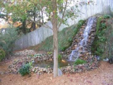 Portfolio of Water Features Some of the water features in our portfolio of completed projects include Twelve-foot waterfalls, multi-tiered water pond s