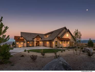 Bunker Point Residence An Arrowcreek area residence with connotations of the Nevada ranch Vernacular. The homesite hosts incredible view corridors tow