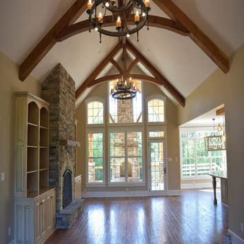 Rustic Stone and Brick House