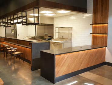 Restaurant Design & Build: Katsu Bar, Cerritos Complete design and build project for a modern tonkatsu restaurant in Cerritos, CA. The scope included l