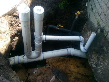 Residential clean out install