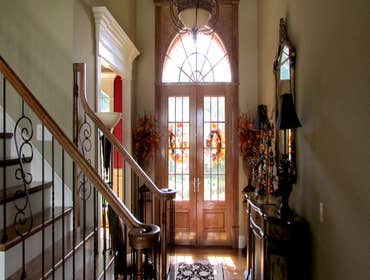 Inside front entry