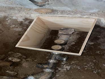 Photos by 2m Mechanical LLC #4 Under ground For new Bathroom and install U trap with check valve to avoid over flow on the sewer line when rain is stro