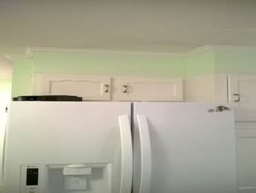 whole house remodel Kitchen remodel, resurfaced cabinets, tile backsplash, new vinyl plank flooring (click together), new custom toe kicks, transition 