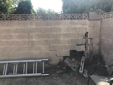 Retaining wall repair @2019