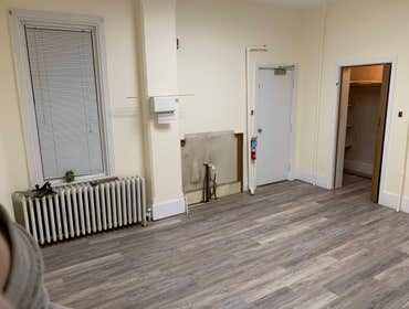 Chester County Association of the Blind flooring installed subfloor
laid vinyl plank flooring in the space