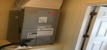 Air Handler install in closet