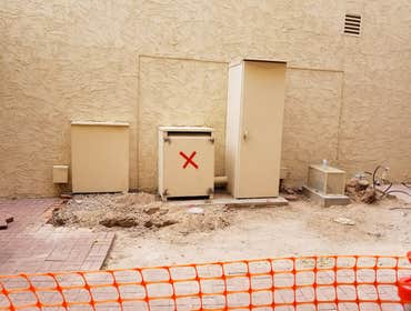 Service Entrance Section and Transformer