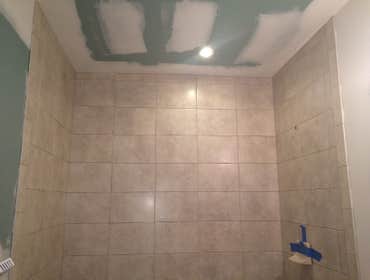 Bathroom tile job