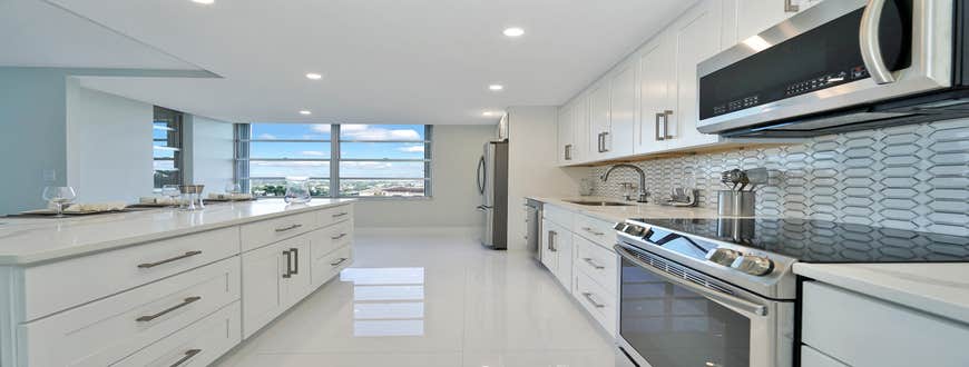 4300 N Ocean Blvd 5G Fort Lauderdale Whole Remodel Entire Interior Remodel including kitchens, bathrooms, flooring, doors and trip