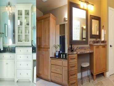 Bathroom Whether you need more space in a master bath or want to make an older bathroom more kid friendly, it's important to make every square inch cou