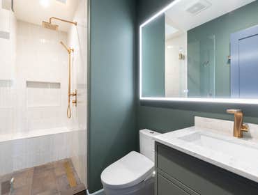 Home Remodel | Campbell This Campbell home remodel focused on modernizing a 2.5-bathroom home to better suit the homeowner’s needs. One bathroom was re