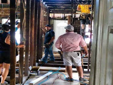 During construction