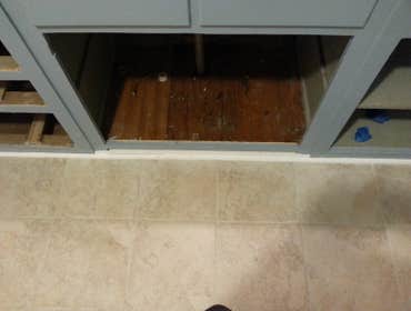 Photo(s) from Bayton Contracting Kitchen Tile Floor, Bathroom Tile Floor and Vanity
