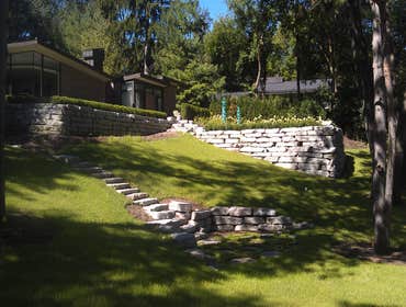 Project photos from OCR, inc. plantings & hardscapes...