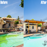 Patio Cover Before and After