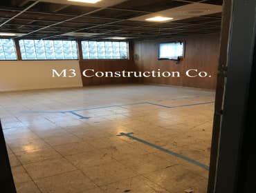 Photos by M3 Construction Co #3 Tear out drop cieling. Spray cieling black, frame in new wall with close and bedroom door. Paint walls, new door and cl